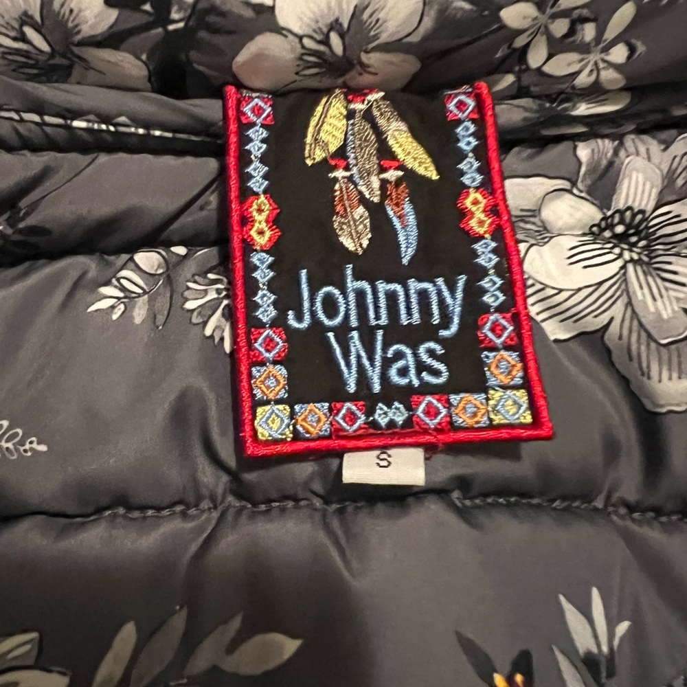 JOHNNY WAS SANO SKI PUFFER HOODED LONG COAT SIZE: S